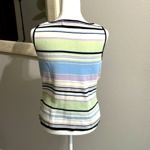 Carolyn Taylor for by Design: Excellent condition Women Stretch Cotton Top, Sz S - Picture 2 of 9